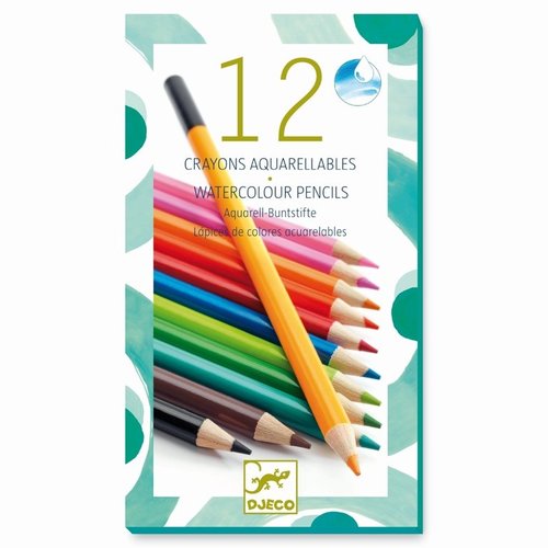 12 watercolour pencils from Djeco