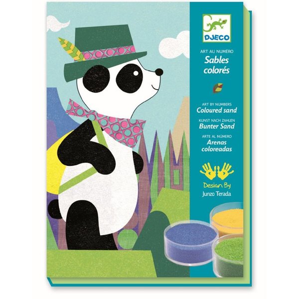 Sandbilder "Panda und seine Freunde" von Djeco