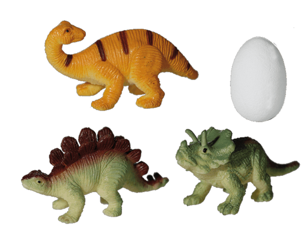 Dinosaurier im sprudelnden  Ei