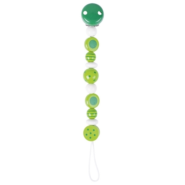 Pacifier chain "green dotted"