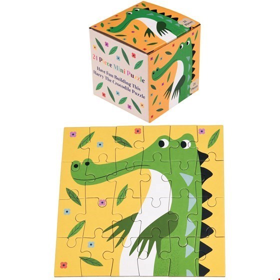 Kleines Puzzle "Krokodil"