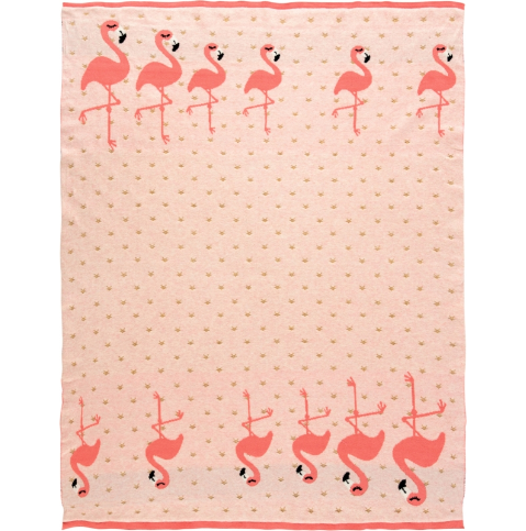 "Flamingo" blanket