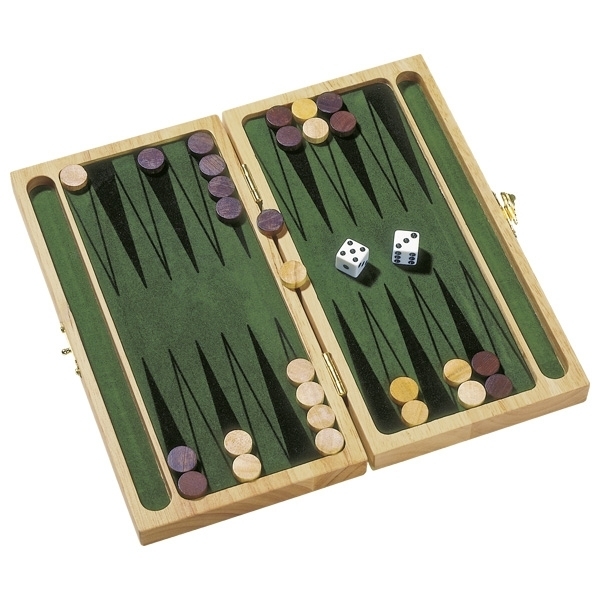 Backgammon im Klappkasten von Goki