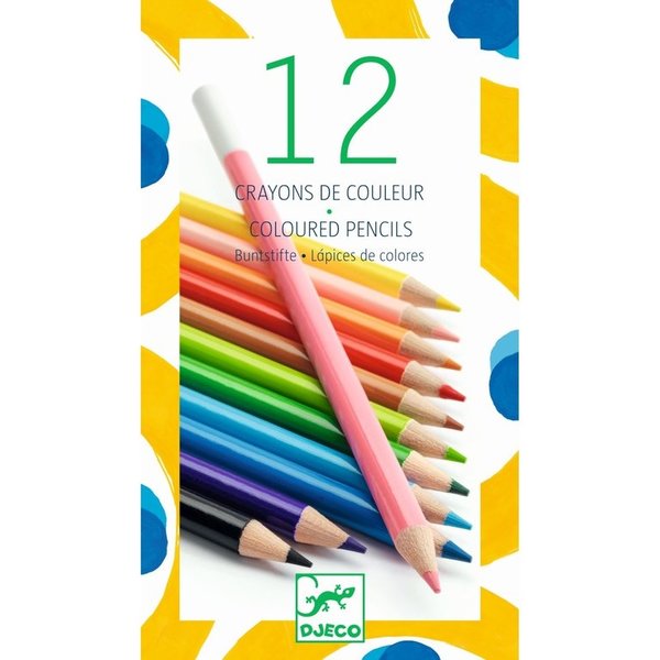 12 coloured pencils