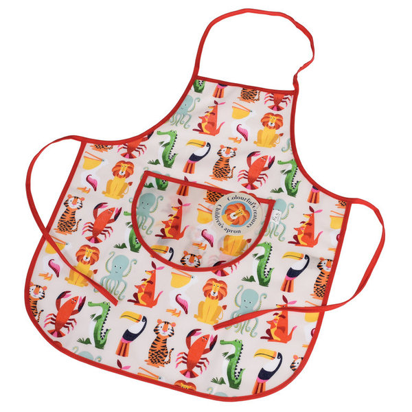 Apron "Colourful Creatures"  for children by Rex London