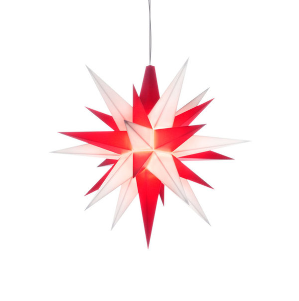 Herrnhut craft star white-red 13 cm