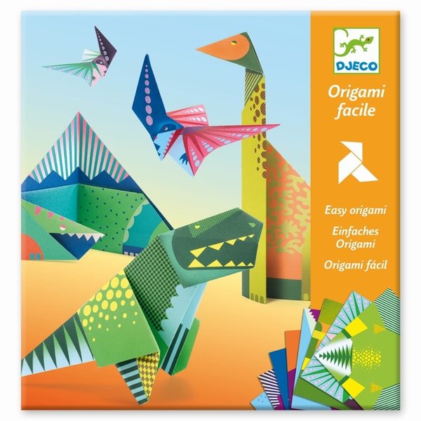 Einfaches Origami "Dinosaurier" von Djeco