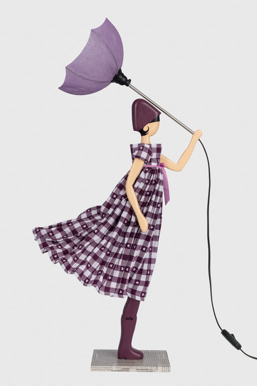 Tischlampe Lampe Frau mit Schirm Lizetta von Skitso