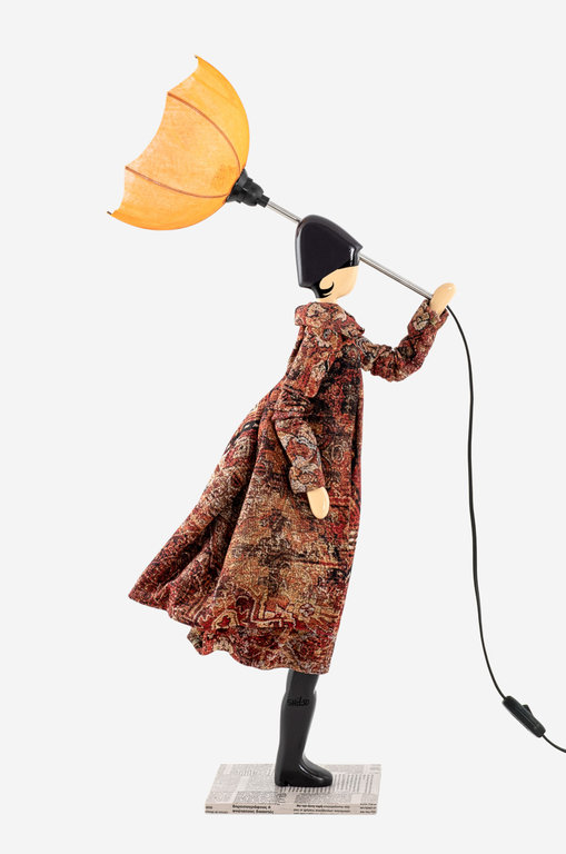 Table Lamp Woman with Shade Despoina by Skitso